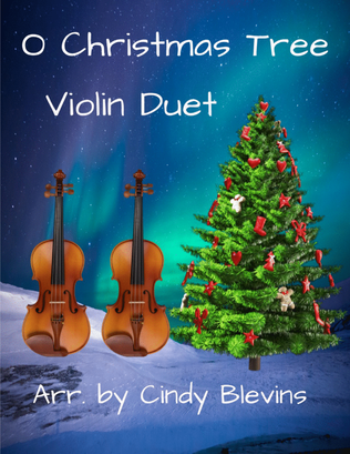 Book cover for O Christmas Tree, Violin Duet