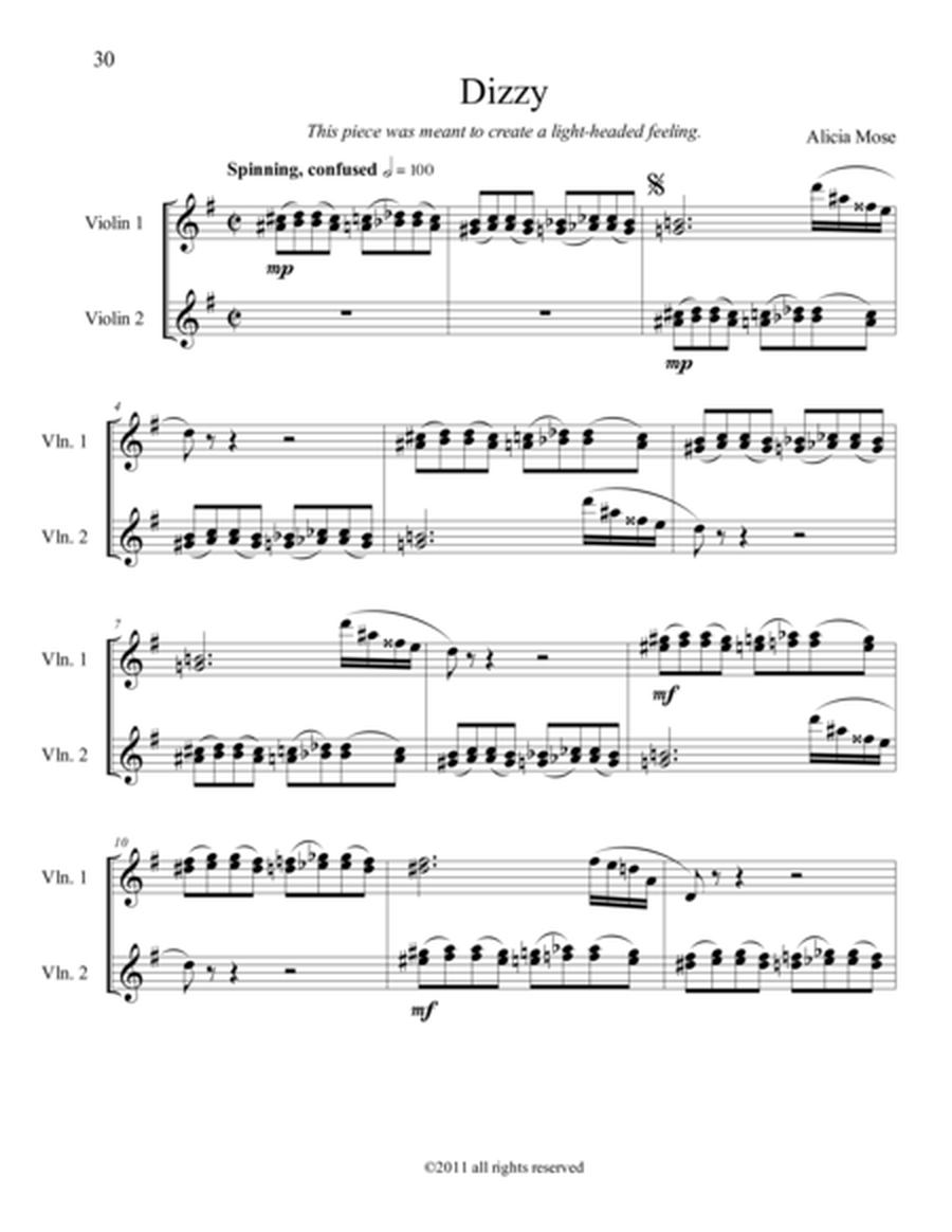 Twelve Canons for Two Violins - Dizzy image number null