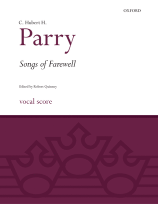 Book cover for Songs of Farewell