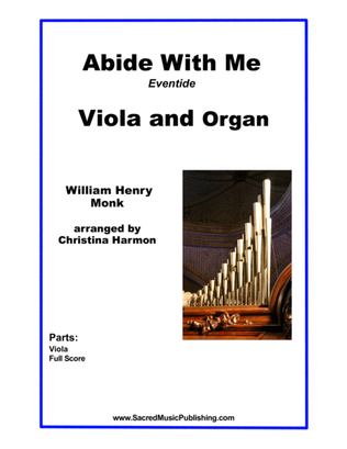 Book cover for Abide With Me - Viola and Organ