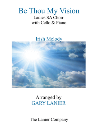 Book cover for BE THOU MY VISION (Ladies SA Choir, Cello and Piano)