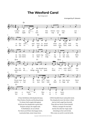 Book cover for The Wexford Carol (Key of D-Flat Major)