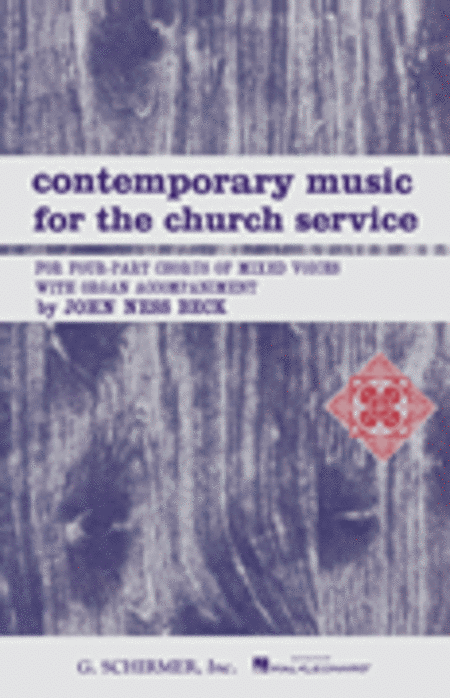 Contemporary Music For The Church Service Organ