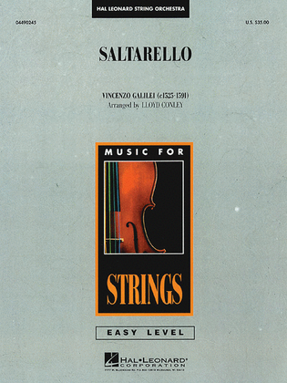Book cover for Saltarello