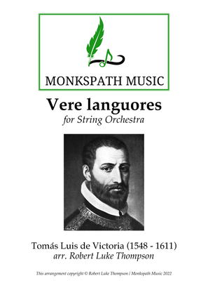 Book cover for Vere Languores for String Orchestra