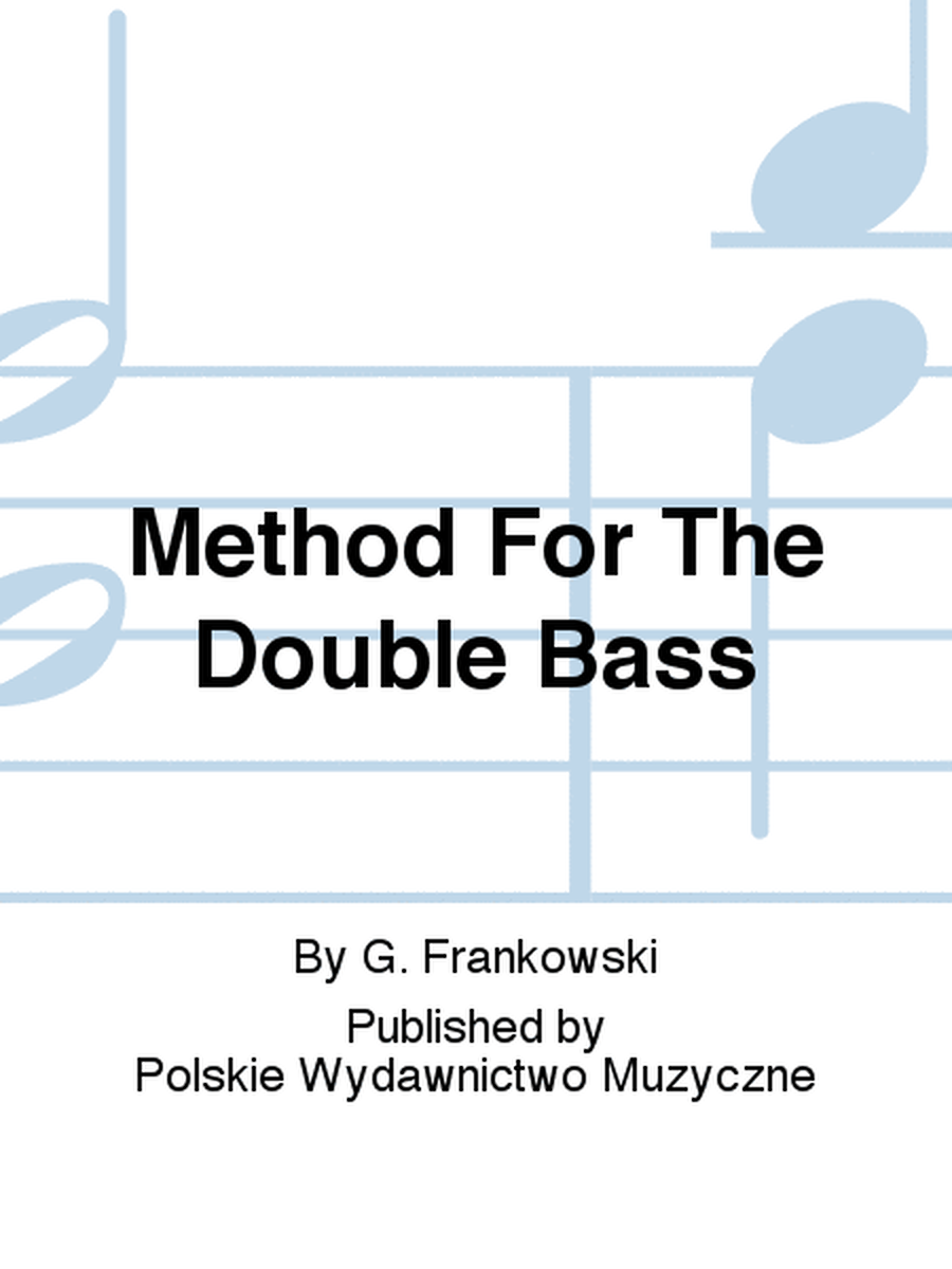 Method For The Double Bass