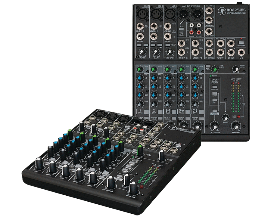 802VLZ4 8-Channel Ultra-Compact Analog Mixer