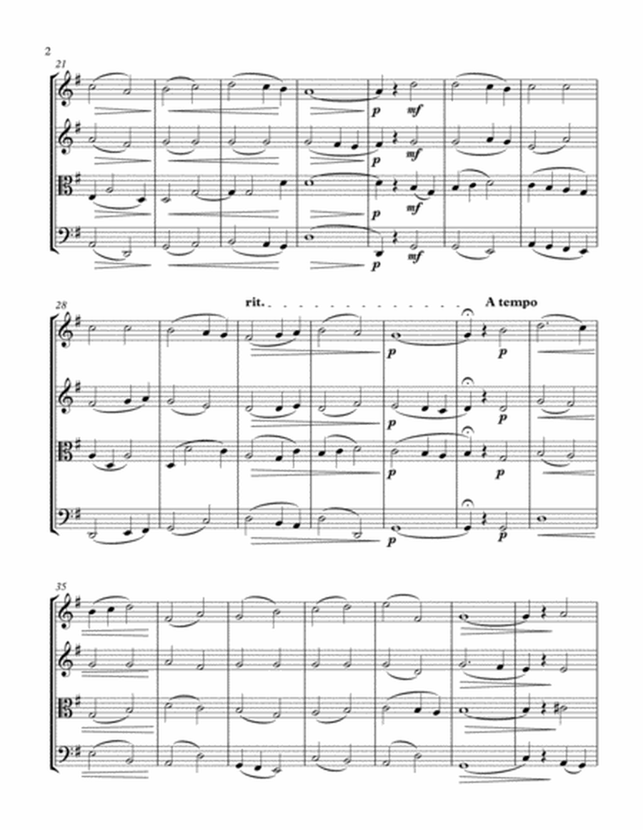 Veni Creator Spiritus (String Quartet) - Score and parts image number null