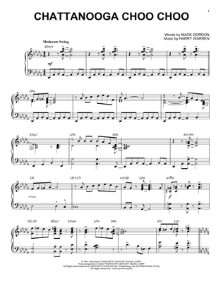 Book cover for Chattanooga Choo Choo [Jazz version] (arr. Brent Edstrom)