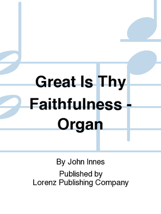 Book cover for Great Is Thy Faithfulness - Organ