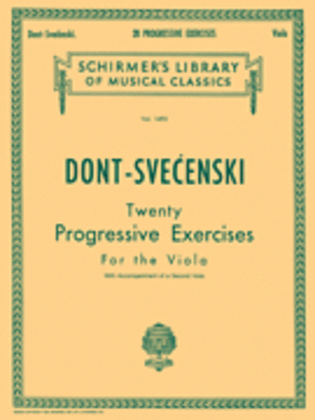 Book cover for 20 Progressive Exercises