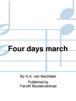 Book cover for De Vierdaagse Mars/The Four-Days March
