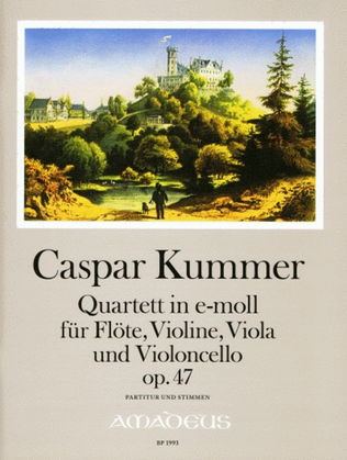 Book cover for Quartet in E minor op. 47