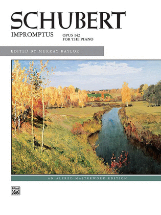 Book cover for Schubert -- Impromptus, Op. 142