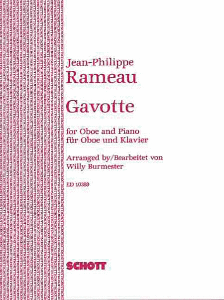 Gavotte Oboe/piano