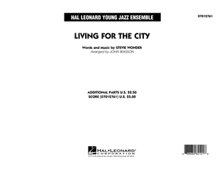Book cover for Living for the City - Conductor Score (Full Score)