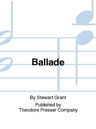 Book cover for Ballade