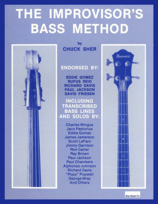 Book cover for Improvisor's Bass Method