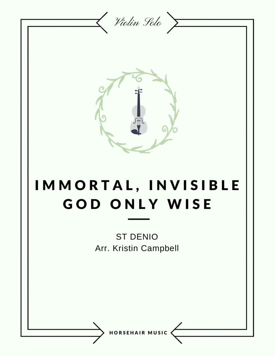 Immortal Invisible God Only Wise image number null