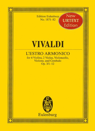 Book cover for Concerti Grossi, Op. 3/1-12