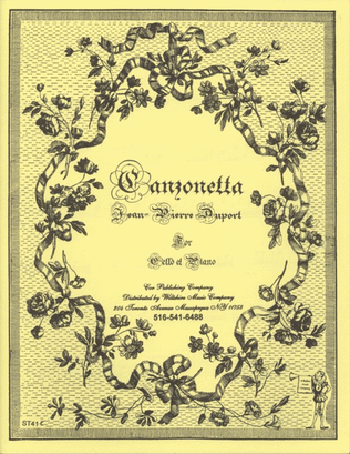 Book cover for Canzonetta