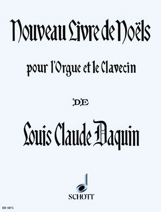 Book cover for New Book of Noels by Louis-Claude Daquin