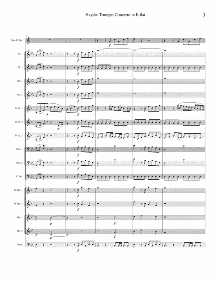 Concerto in E-flat for Trumpet