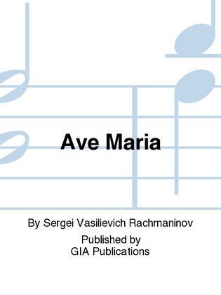 Book cover for Ave Maria