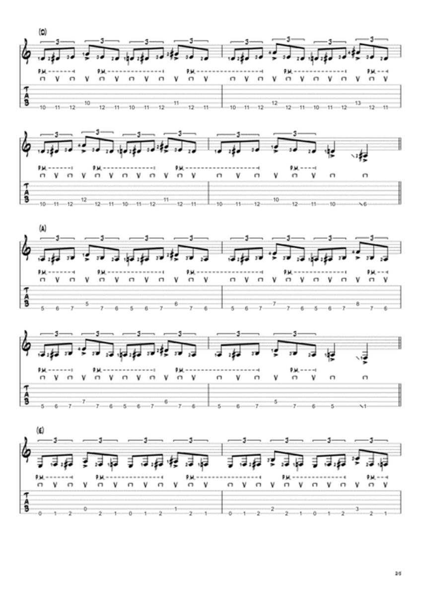 Chromatic Picking Exercise (Ascending the Circle of Fifths) image number null