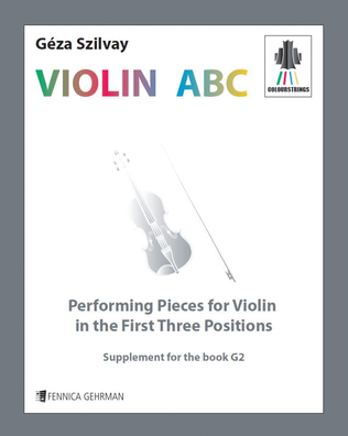 Book cover for Colourstrings Violin ABC: Performing pieces for Violin in the First Three Positions