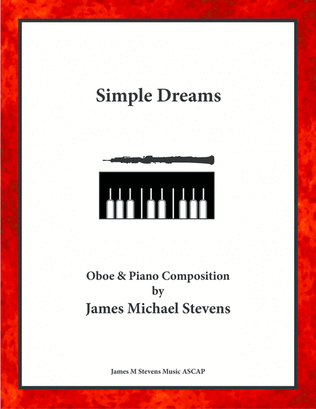 Book cover for Simple Dreams - Oboe & Piano