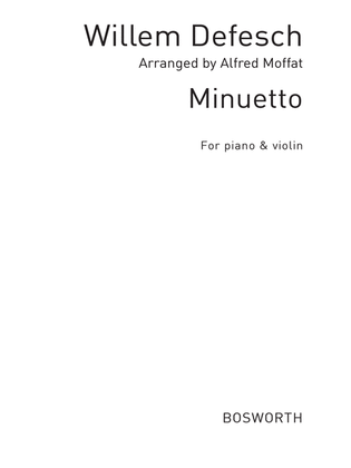 Book cover for Minuet For Violin And Piano