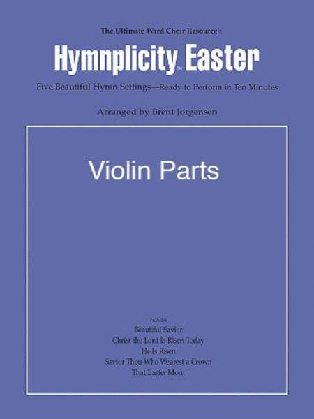 Hymnplicity Easter - Violin Parts
