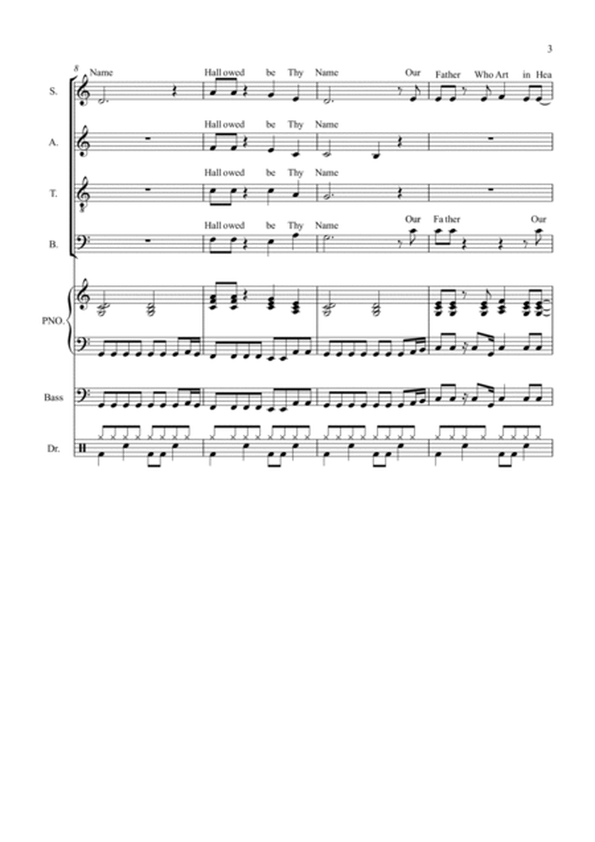 The Lord's Prayer (Gospel Style) for Choir And Piano image number null