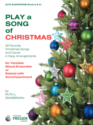 Book cover for Play A Song Of Christmas, Alto Sax.