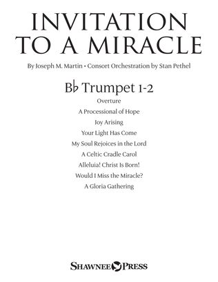 Book cover for Invitation To A Miracle (a Cantata For Christmas) - Bb Trumpet 1,2