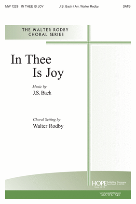 Book cover for In Thee Is Joy