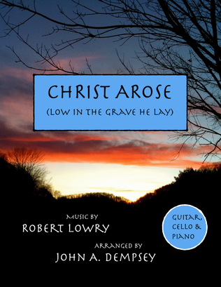 Book cover for He Arose (Trio for Guitar, Cello and Piano)