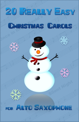 Book cover for 20 Really Easy Christmas Carols for Alto Saxophone