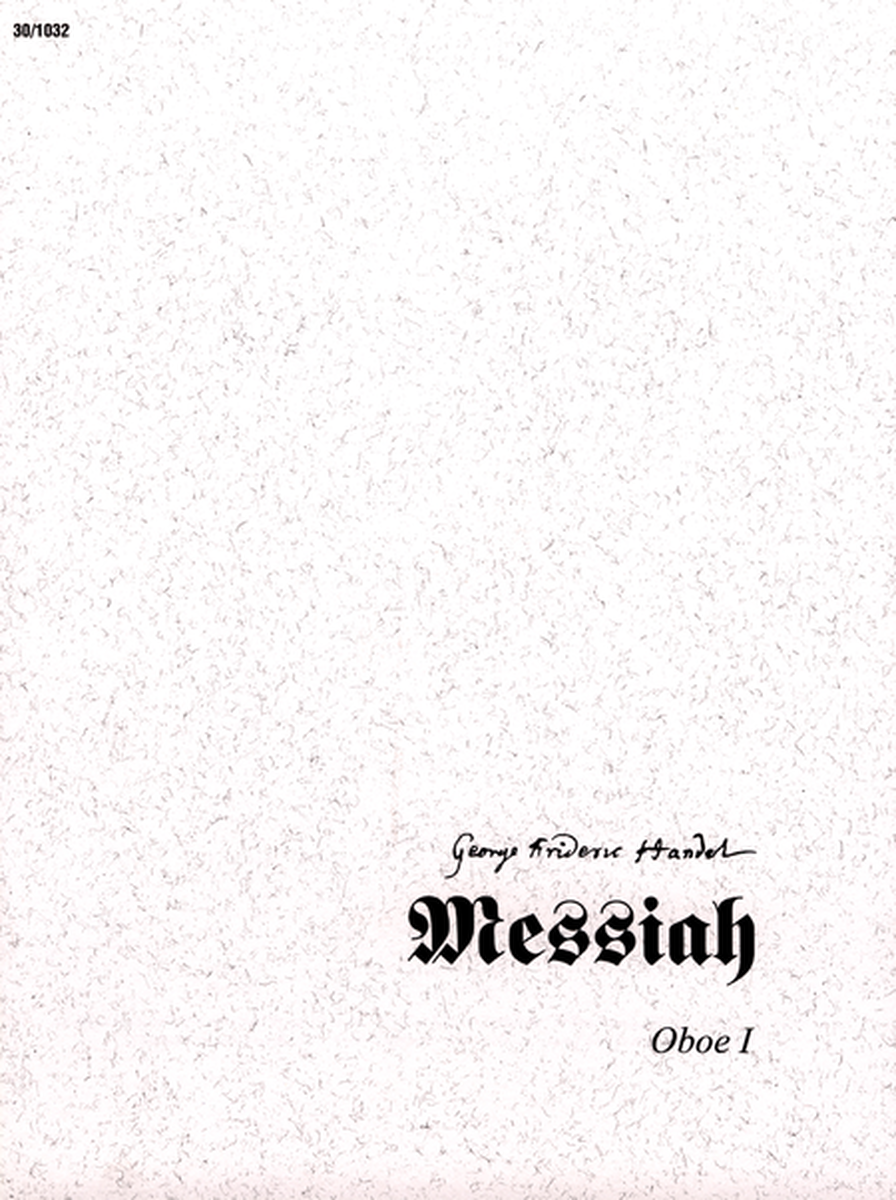 Messiah - Oboe I