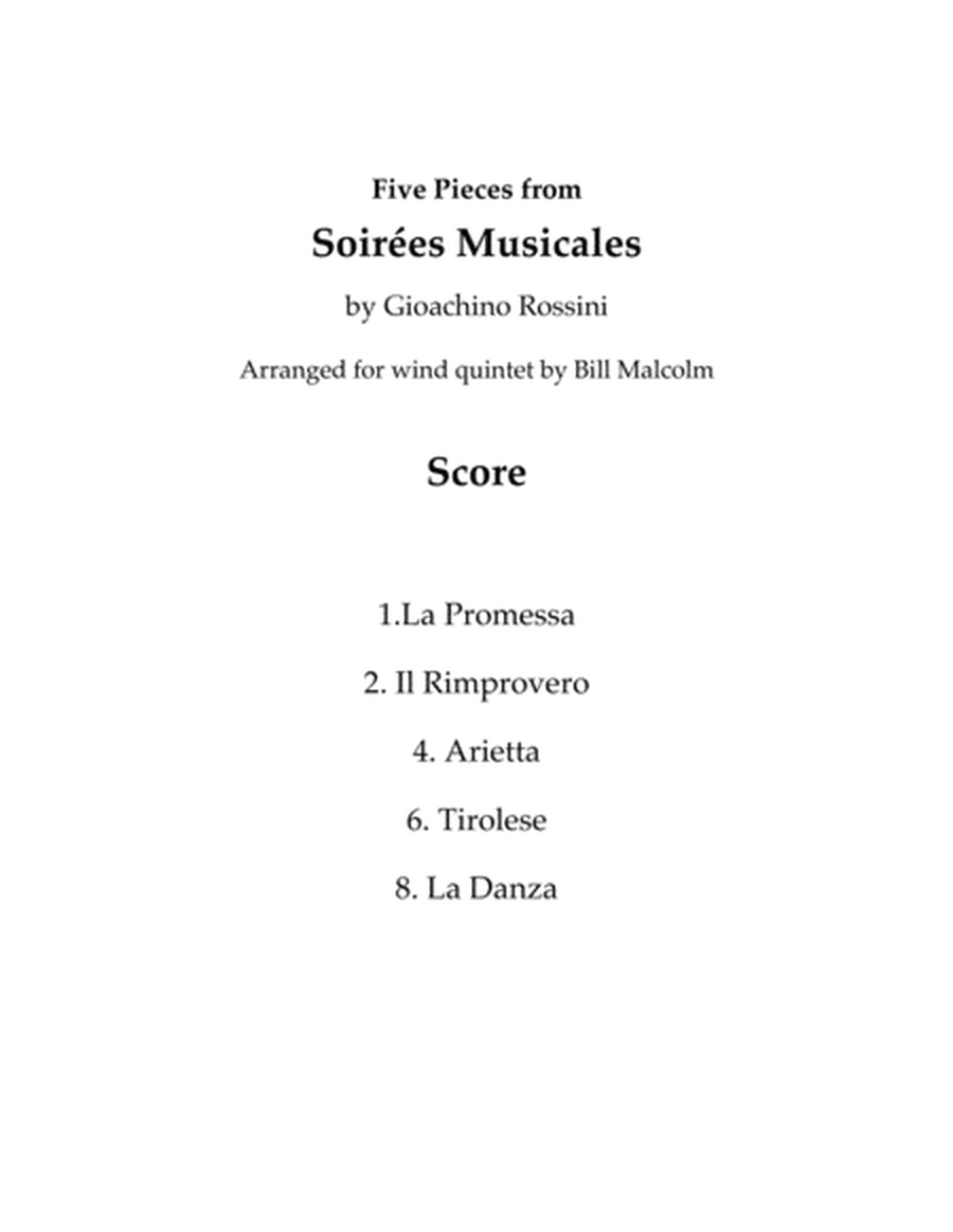 5 Pieces from Soiree Musicale image number null