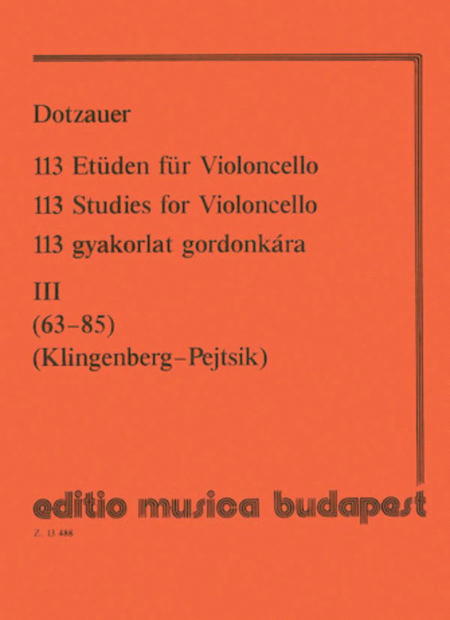 113 Studies - Volume 3