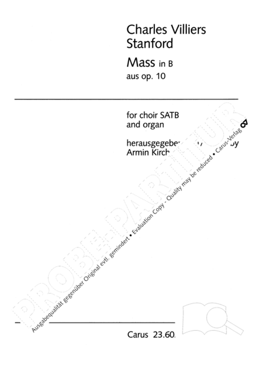 Mass in B