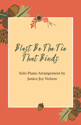 Book cover for Blest Be the Tie That Binds