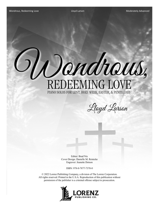 Book cover for Wondrous, Redeeming Love