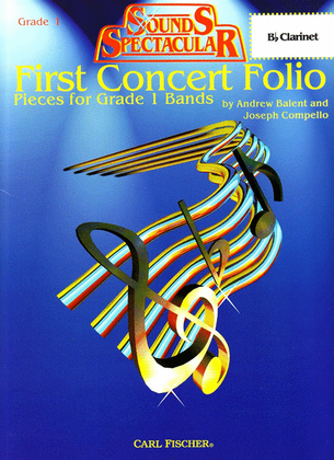 Book cover for First Concert Folio - Pieces for Grade 1 Bands