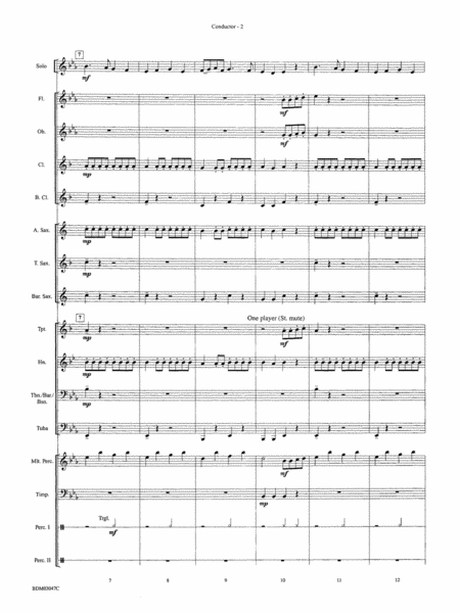 Christmas Concerto #3 (for Soloist and Band): Score