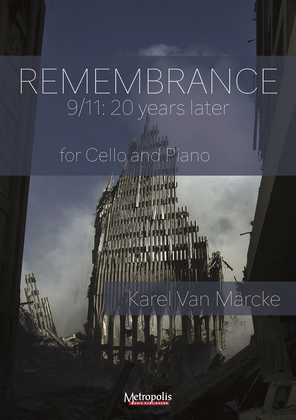 Book cover for Remembrance for Cello and Piano