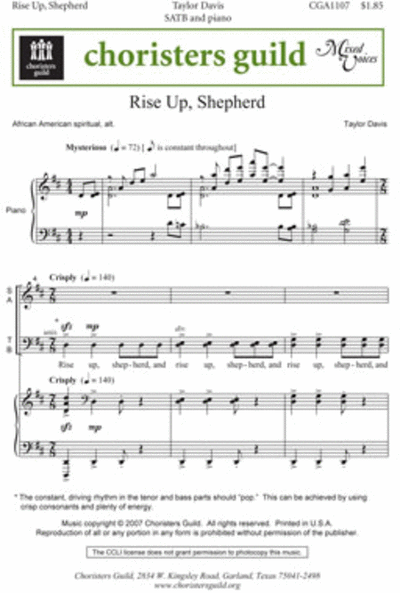 Rise Up, Shepherd image number null