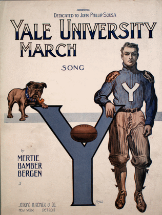 Book cover for Yale University March Song